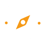Logo rond blanc nomade Image