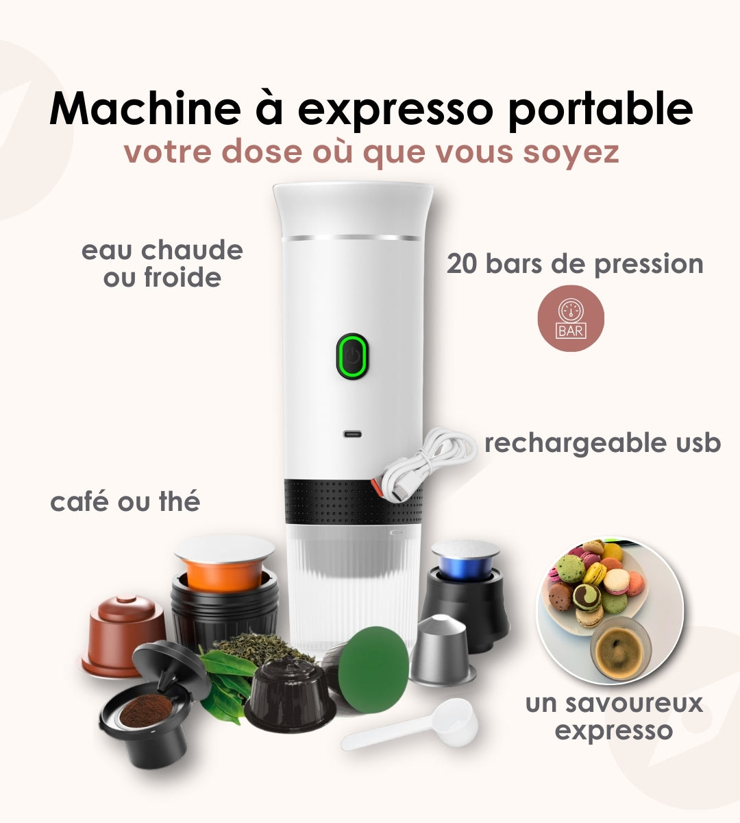 Machine à expresso portable