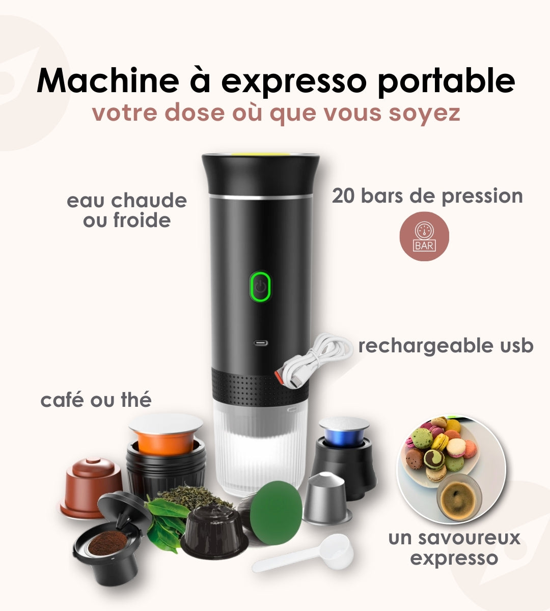 Machine à expresso portable